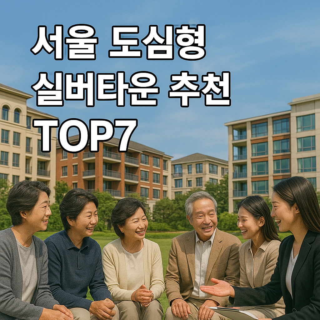 서울 도심형 실버타운 추천 TOP7