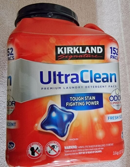 커클랜드 캡슐세제 케이스 사진