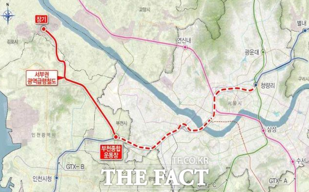 서광급 예타 서부광역급행철도 예비타당성조사 통과 예정 정차역 개통 일정