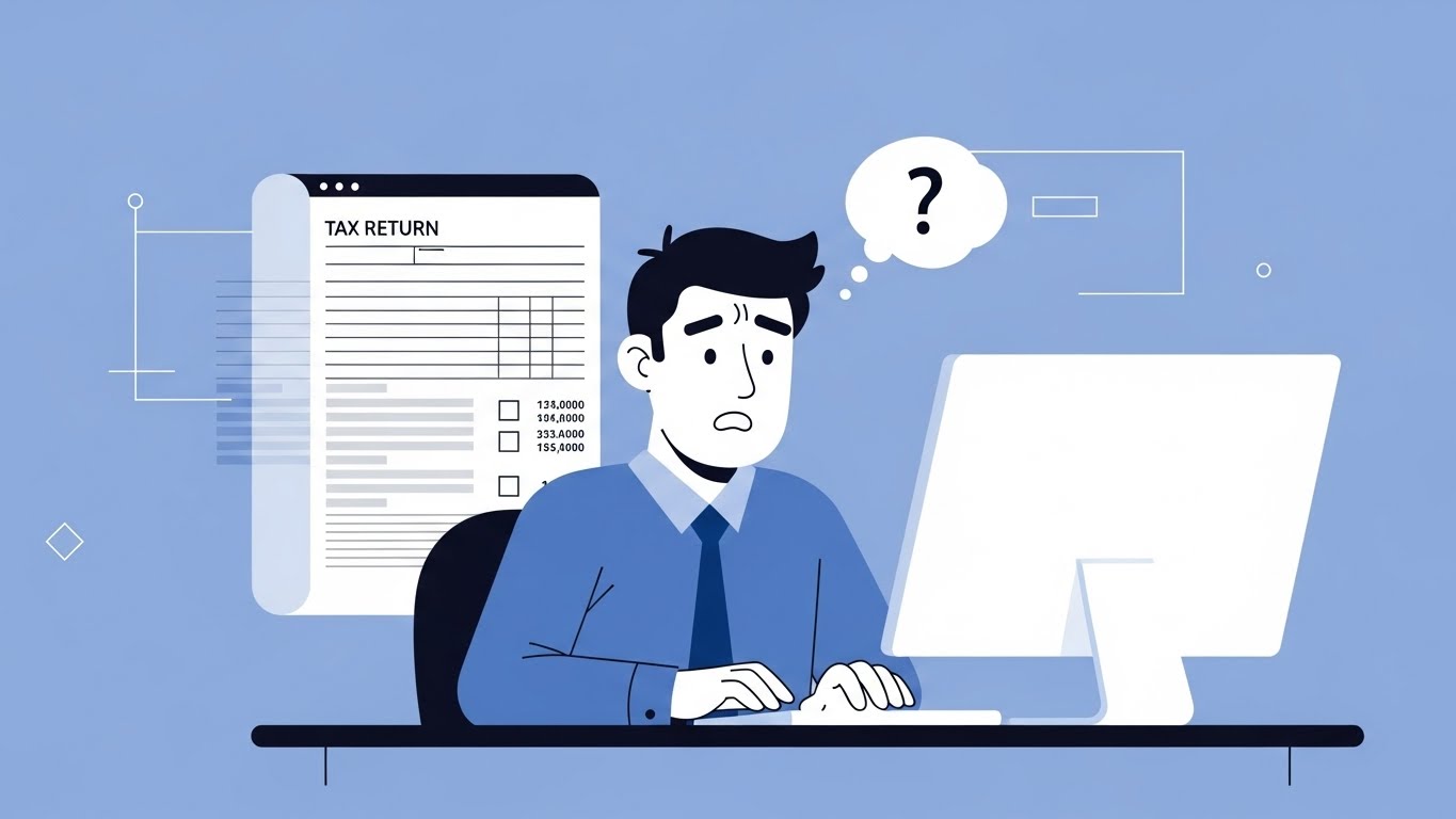 오류 유형 확인 및 홈택스 수정 불가 안내