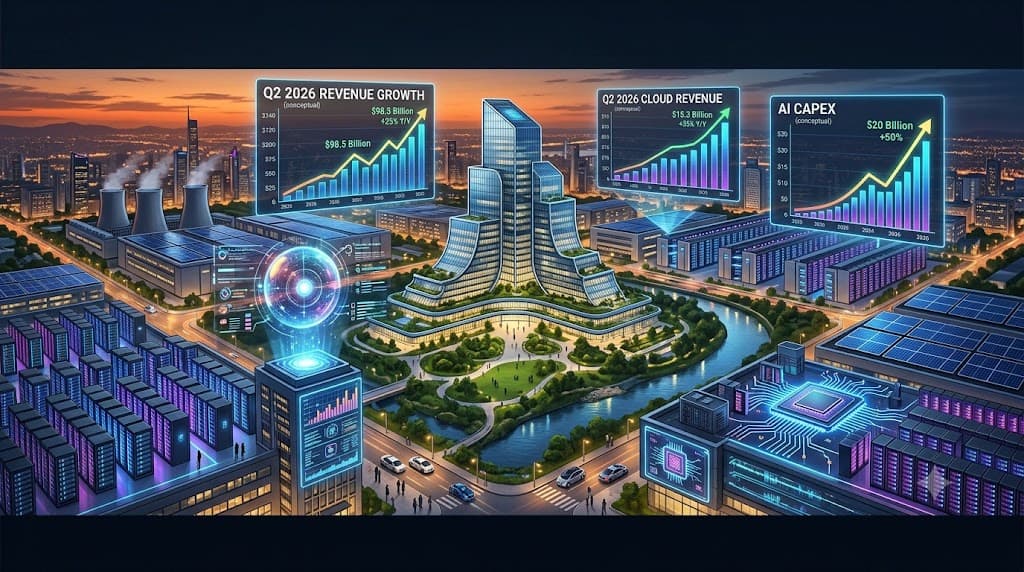 알파벳 2026년 2분기 실적 발표 예상치와 구글 클라우드 AI 투자 전망을 정리한 이미지