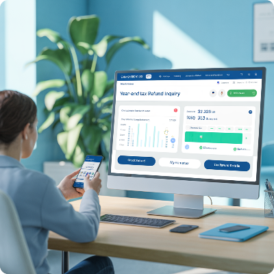 연말정산 환급금 조회 이미지