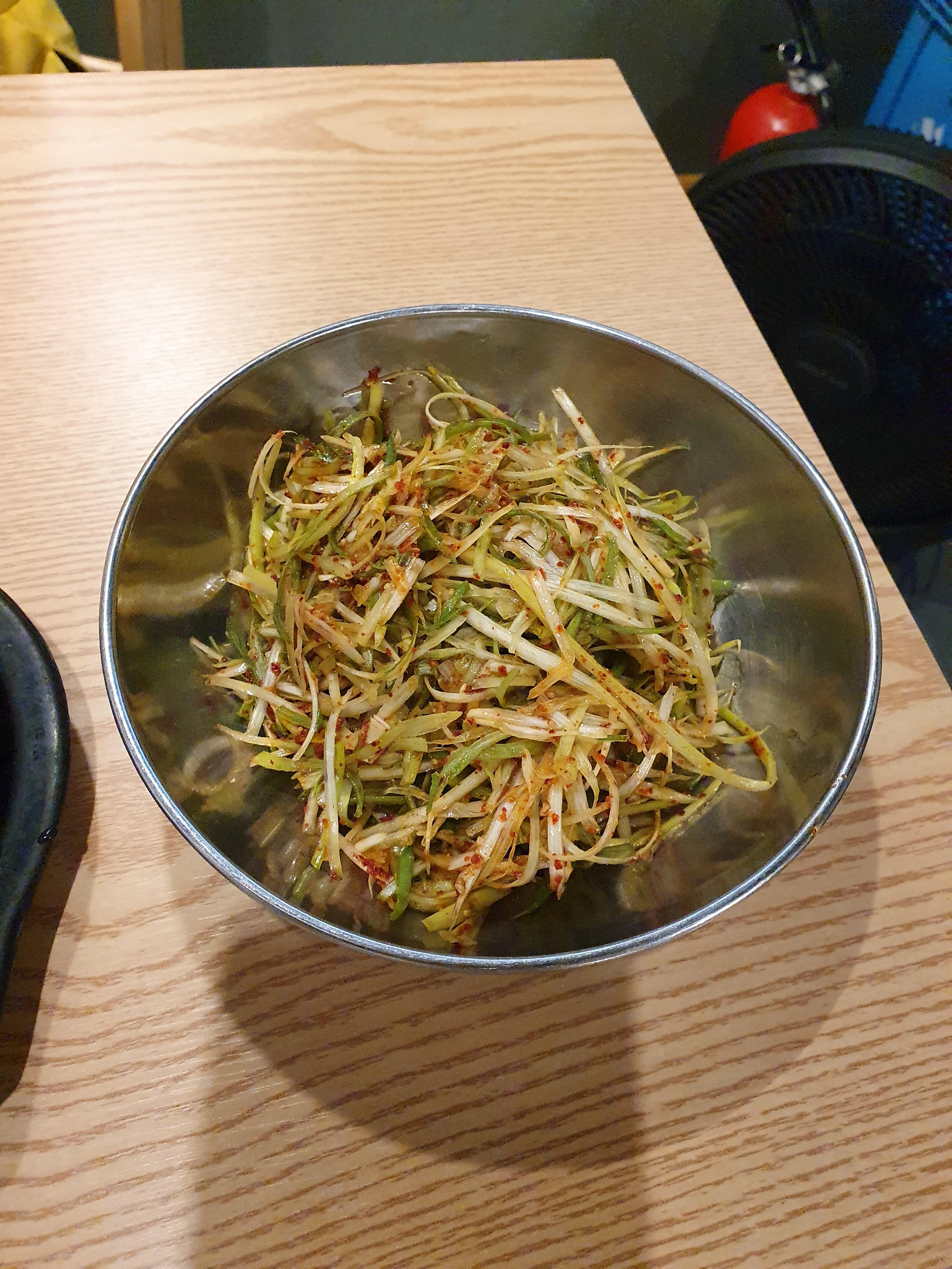 복이와 복돼지 반찬 파채