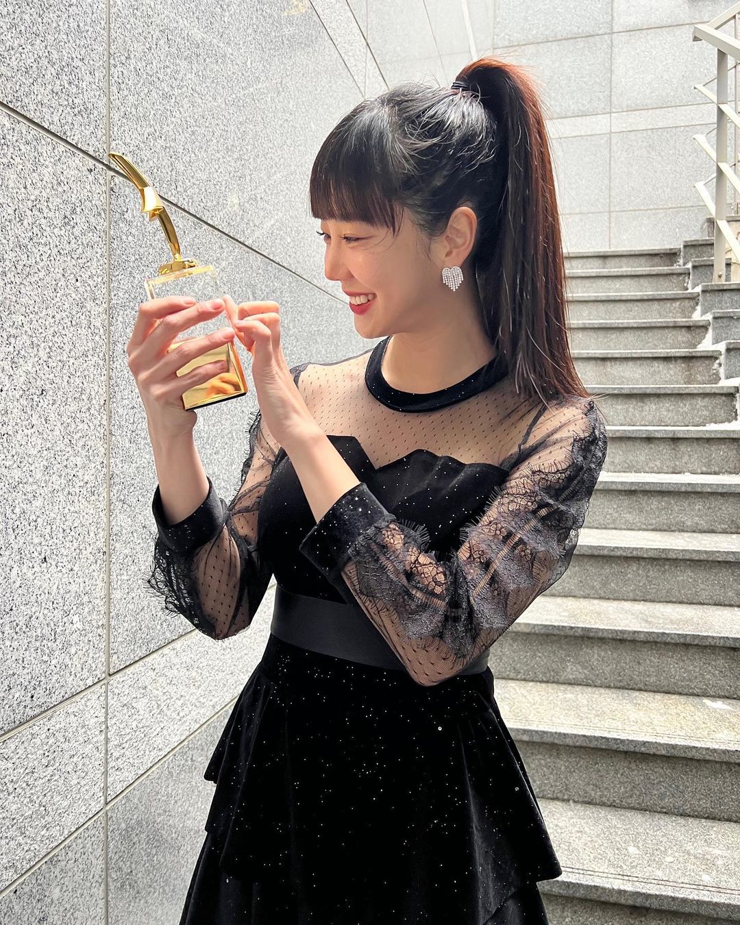 김가영 기상캐스터 MBC 방송 연예대상 라디오 특별상 수상