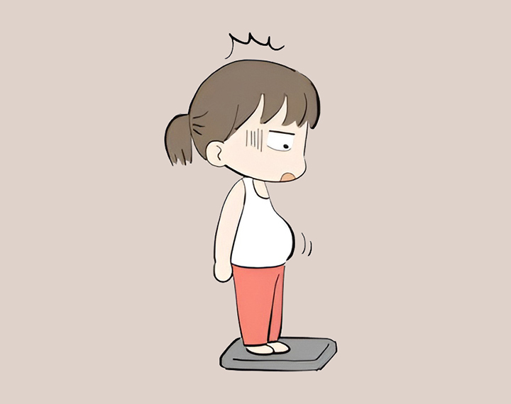 늘어난-체중에-널라는-여성