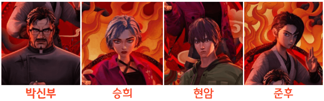 퇴마록-등장인물