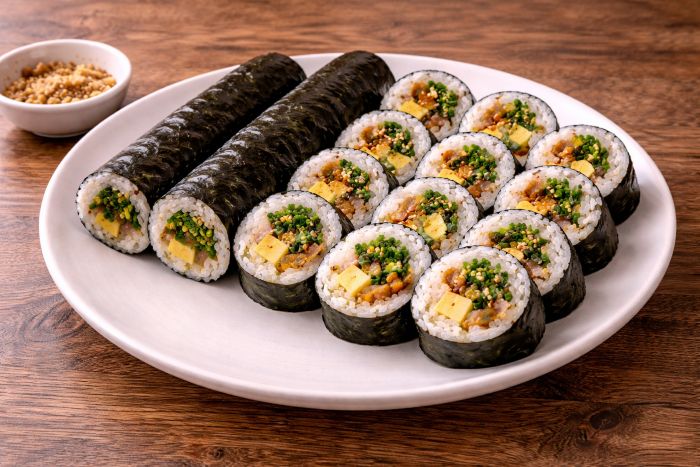 요즘 제철 냉이김밥 만들기