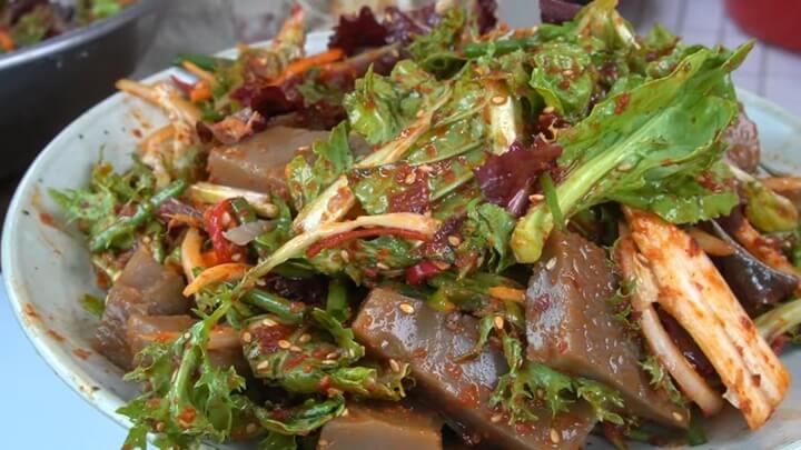 도토리묵 무침