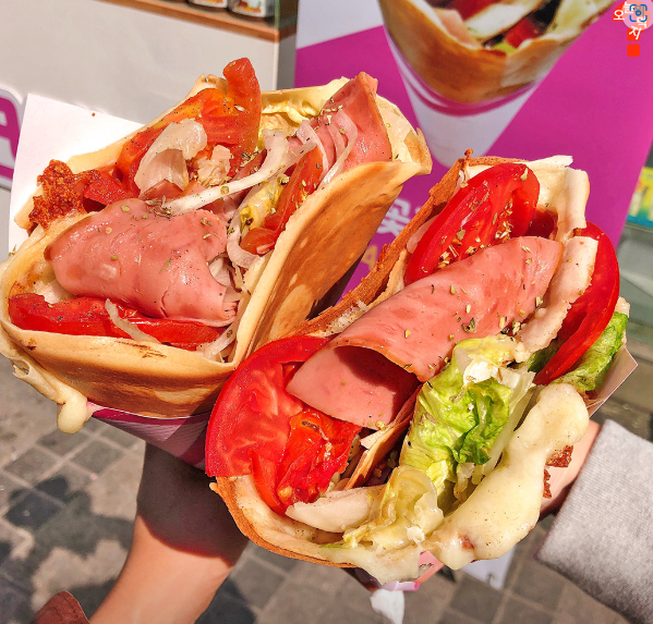 달꽃크레페 대표 메뉴 