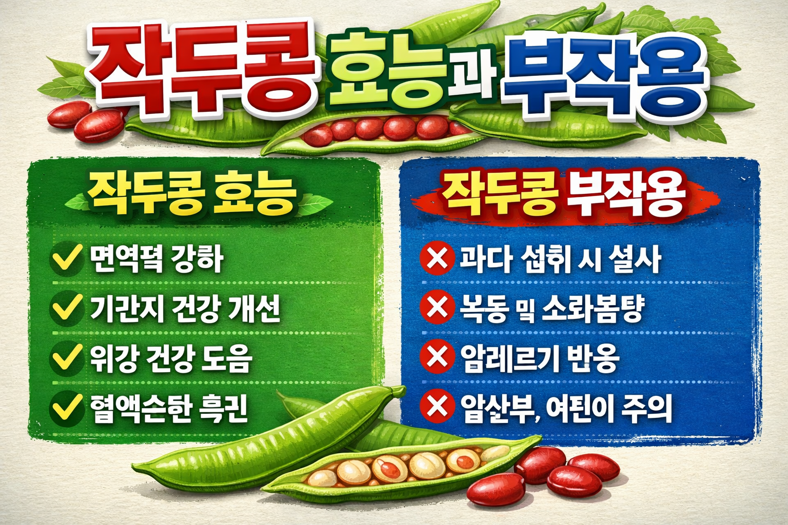 작두콩 효능과 부작용