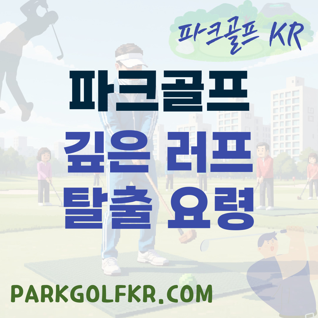 파크골프 깊은 러프(Deep Rough) 탈출을 위한 샷 요령