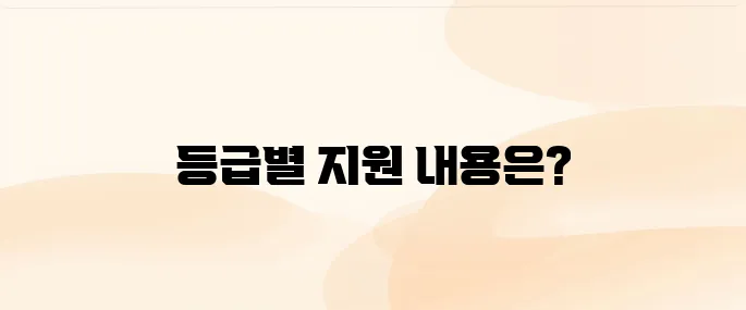 장기요양등급 신청 방법 및 등급별 혜택