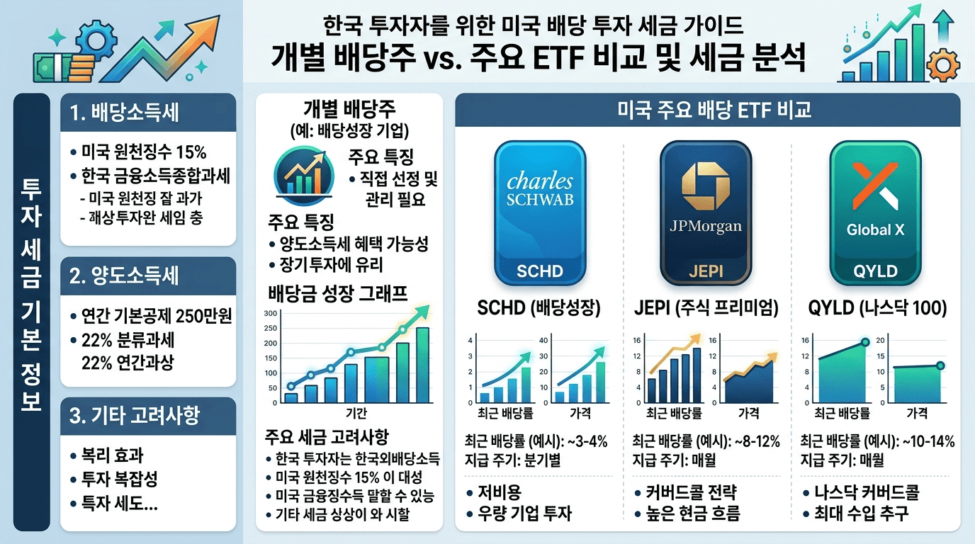 2026년 연봉+배당 1.3억이면 종합소득세 얼마나 나올까? 홈택스 종소세 신고 + 미국주식 외국납부세액 신고 방법 총정리