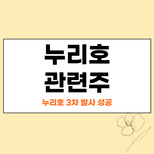 누리호 관련주 섬네일