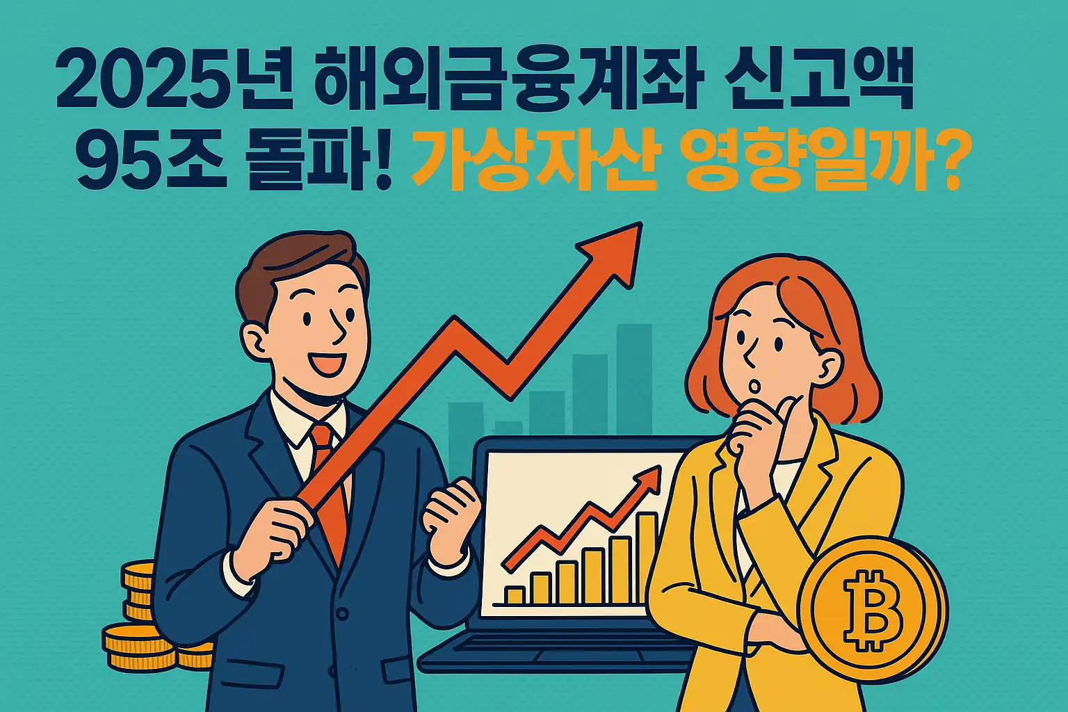 2025년 비트코인 해외금융계좌 신고 급증! 가상자산 가치가 가져온 변화는?