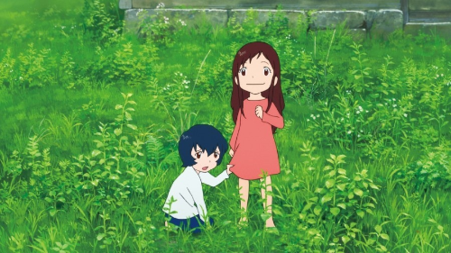 풀밭-위에-있는-유키와-아메