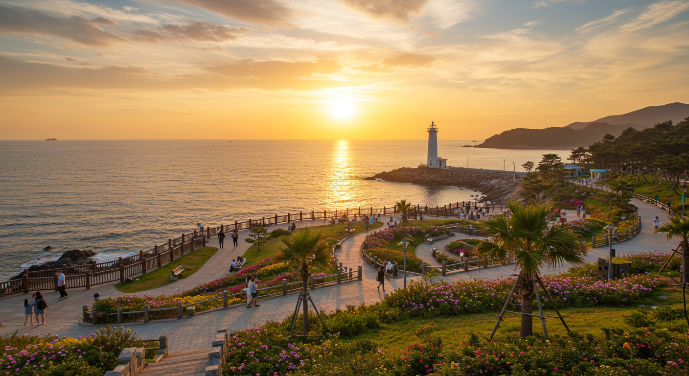 전남 목포 삼학동 – 선셋 & 바다 정원