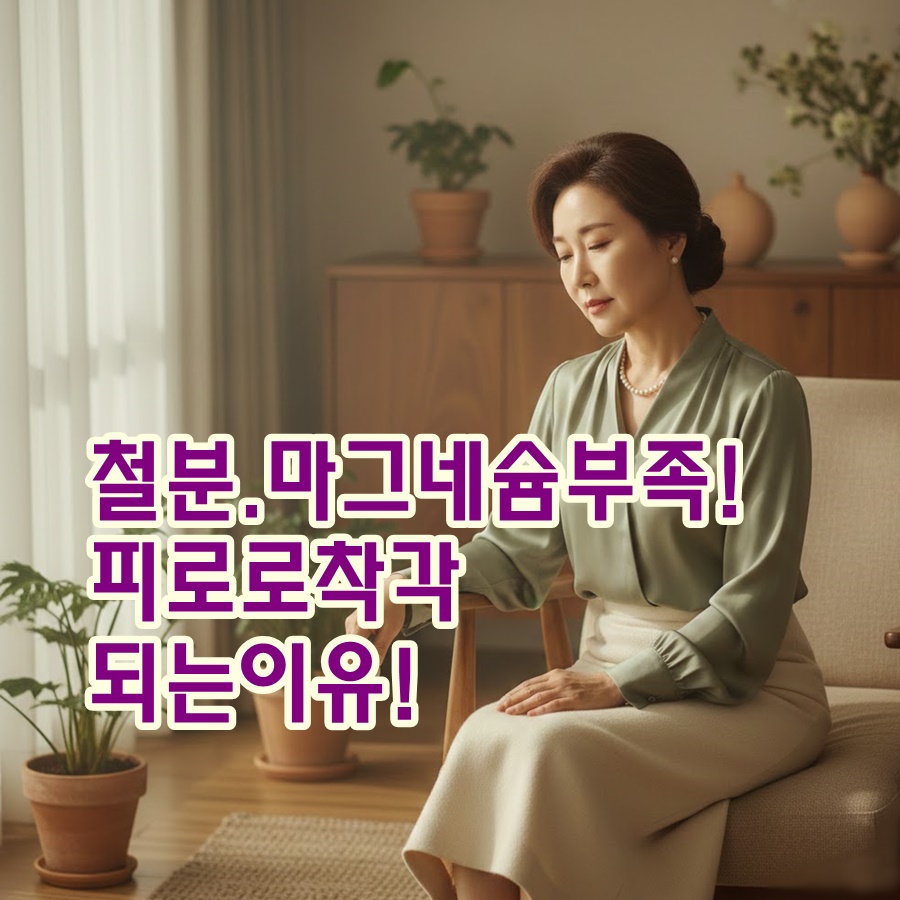 철분&middot;마그네슘 부족이 혈당 피로로 착각되는 이유?