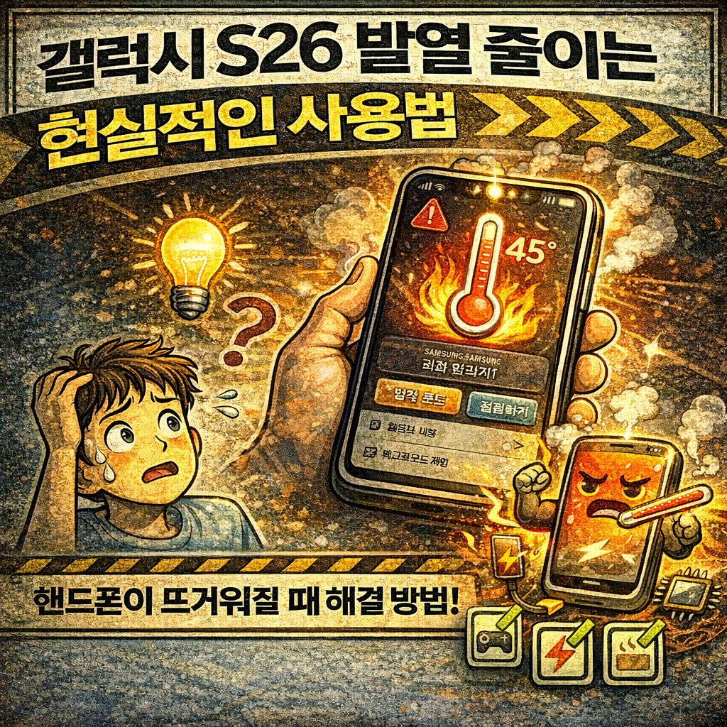 갤럭시 S26 발열 줄이는 현실적인 사용법