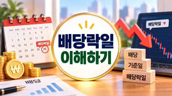 배당락일 이해하기