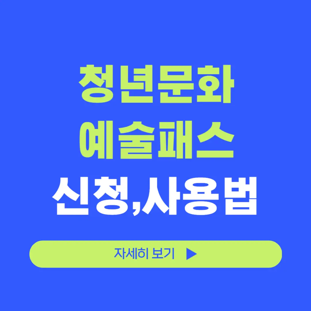 청년문화예술패스