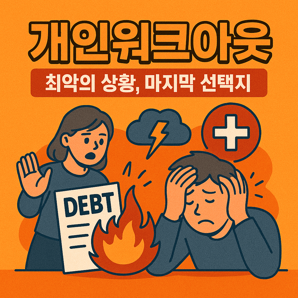 개인워크아웃을 선택하는 상황 표현