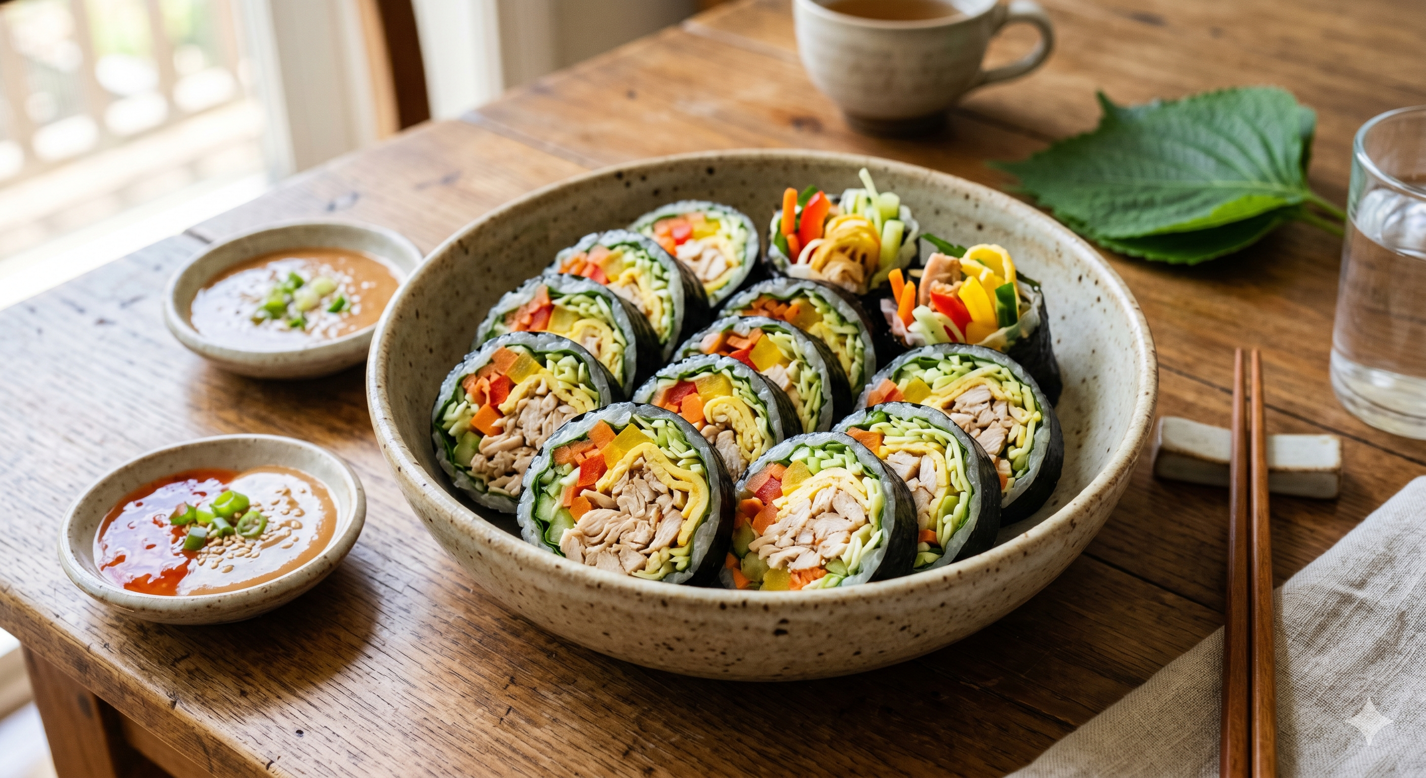 라이스페이퍼 김밥