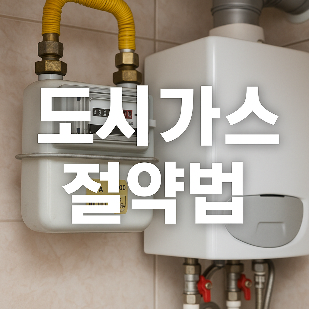 2025년 8월 도시가스 요금 인상에 따른 절약법과 요금 총정리