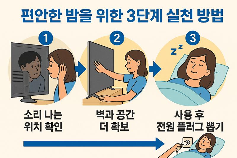 TV 껐는데 딸깍 소리 나는 이유