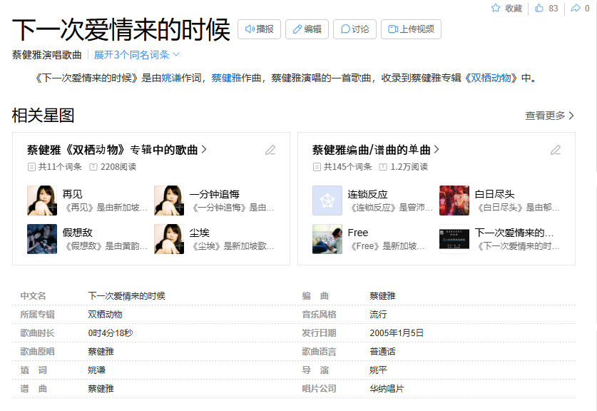 下一次爱情来的时候