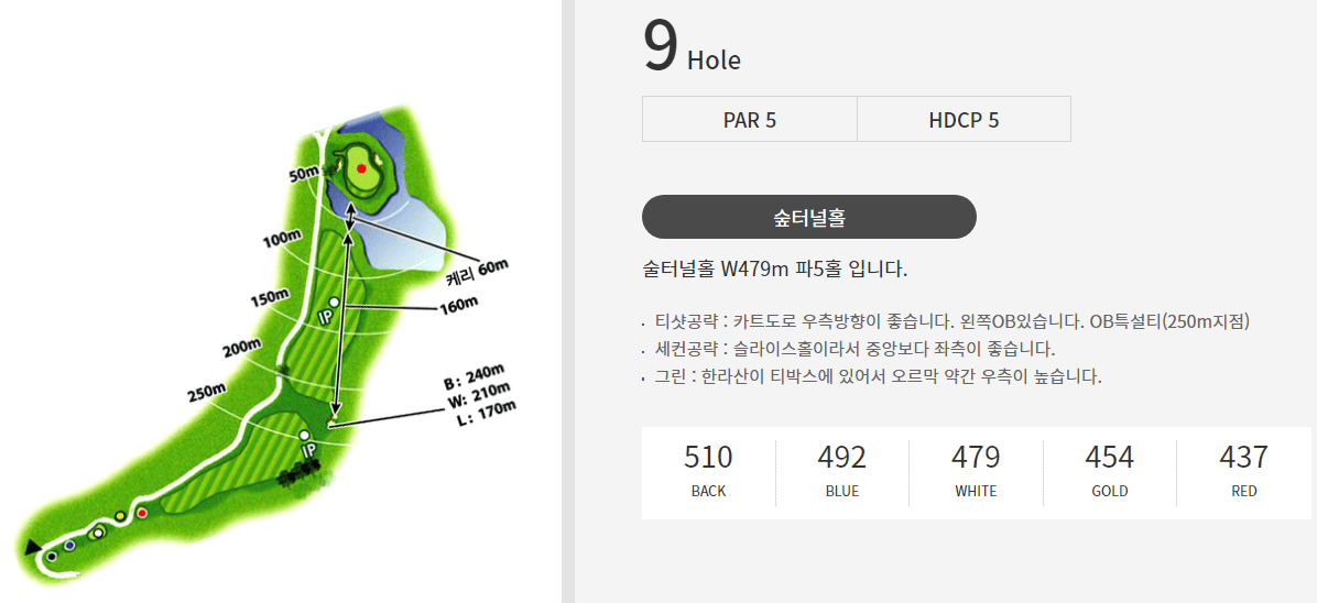 스프링데일 골프앤리조트 데일코스 9