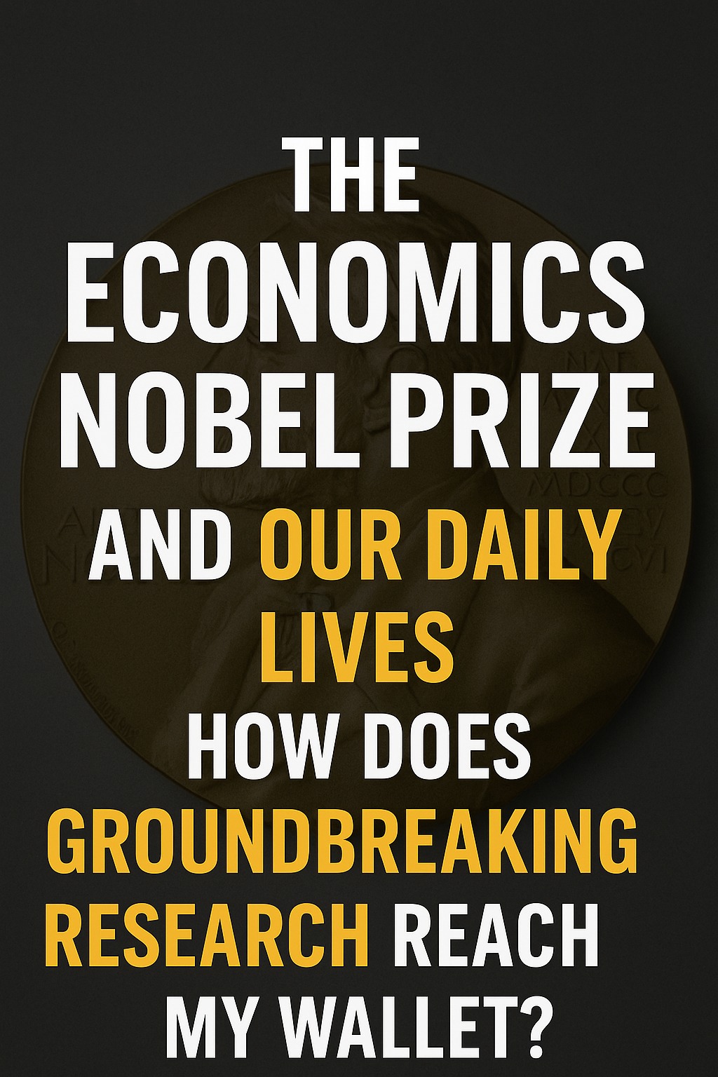 노벨 경제학상과 우리의 일상 &ndash; 거대한 연구가 내 지갑에 닿는 순간 관련된 사진