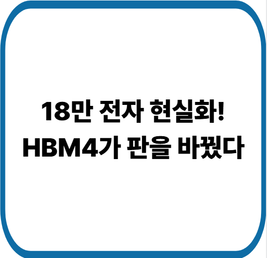 삼성전자 시총 1000조 돌파 의미 분석 : HBM4가 주가를 어디까지 끌어올릴까
