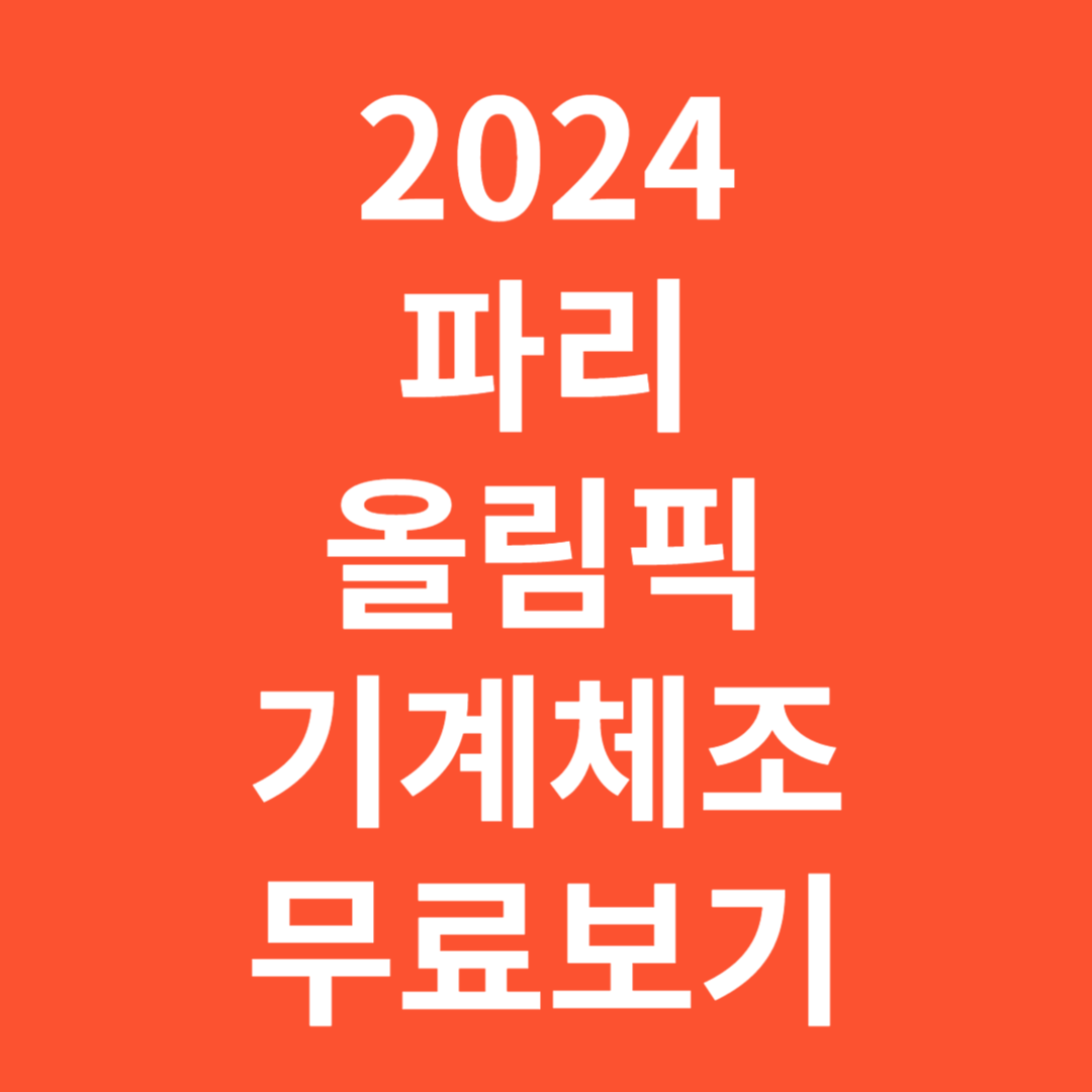 2024파리올림픽기계체조규칙역사일정