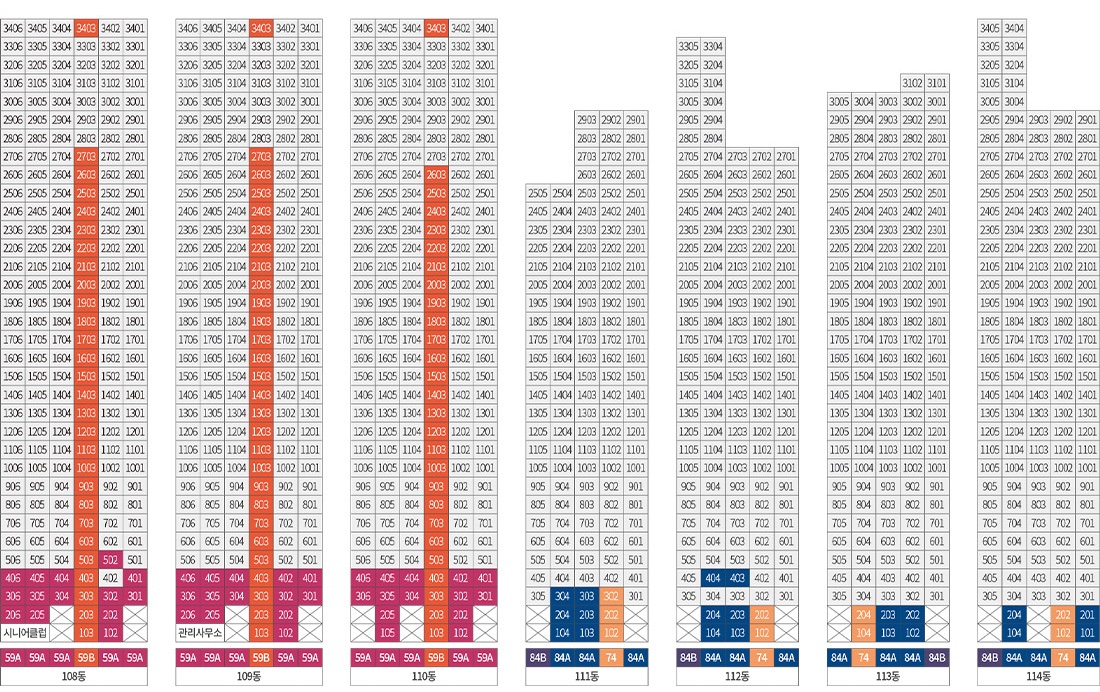 인덕원 퍼스비엘-동호수층별배치도2