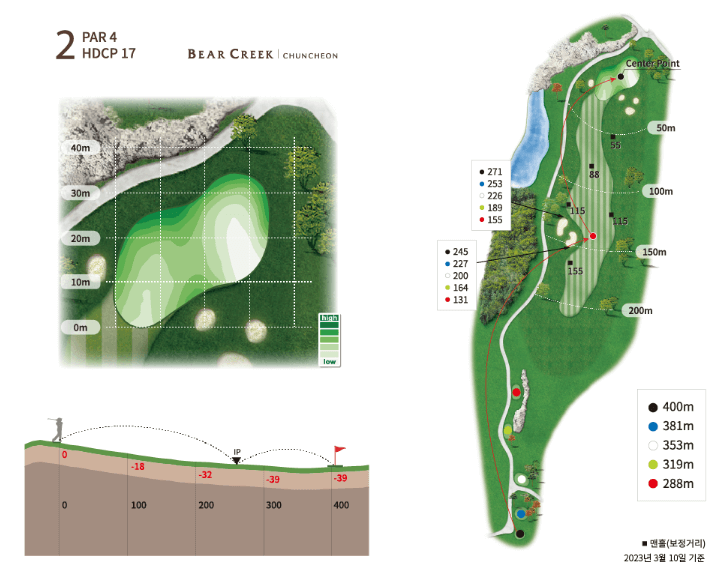 베어크리크 춘천 골프클럽 코스공략도 02
