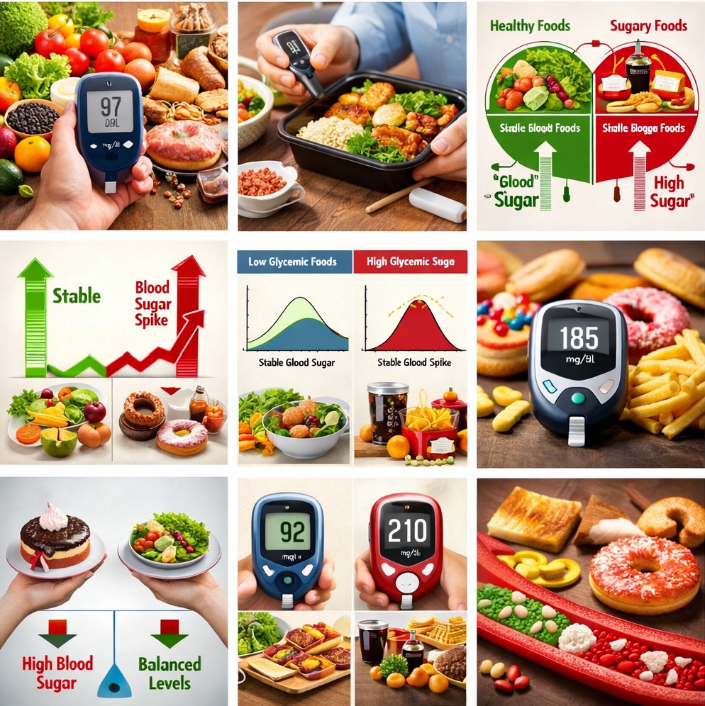 식단과 혈당의 관계