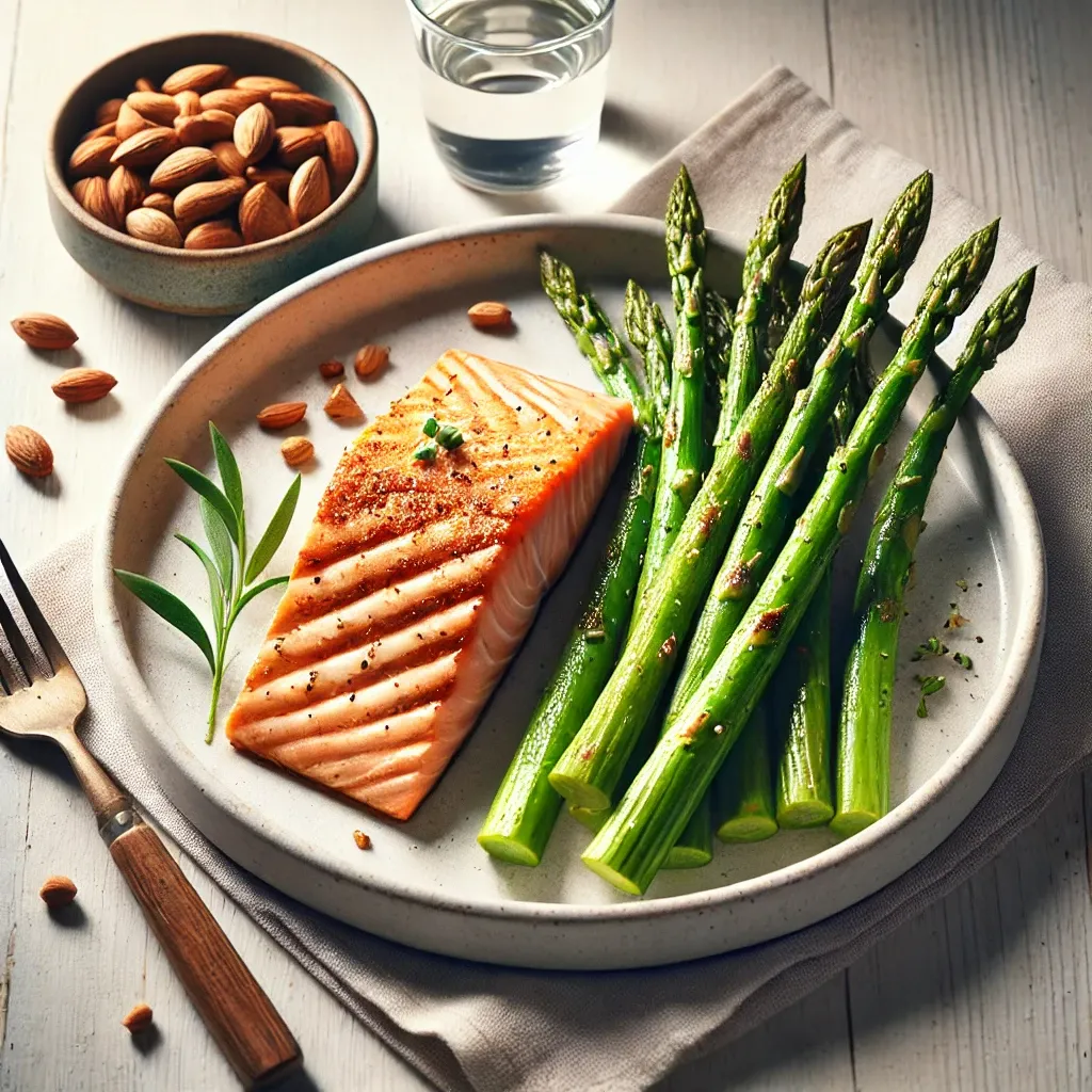 저녁: 가벼운 단백질 식사