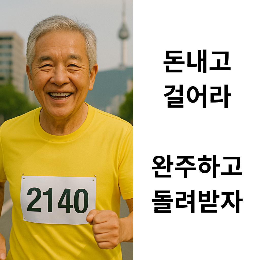 돈내고 걸어라 완주하고 돌려받자