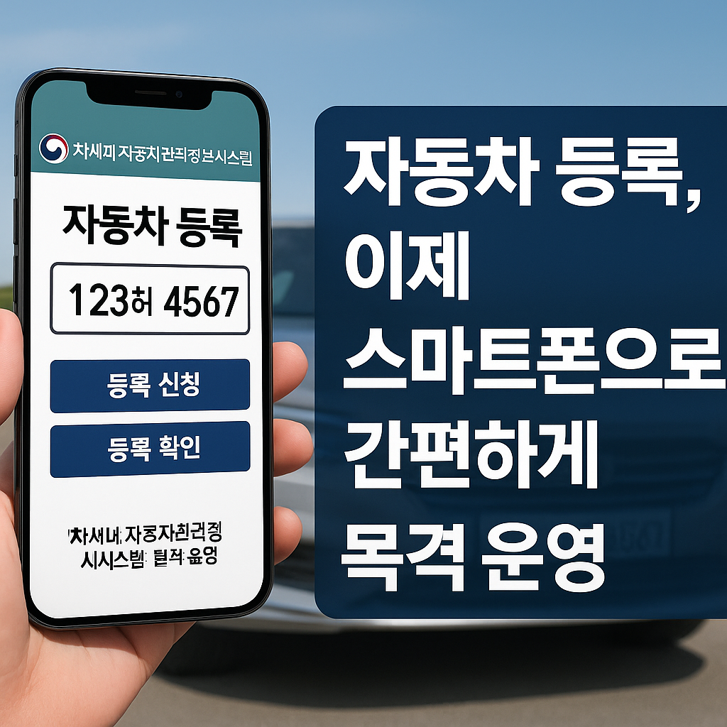 자동차 등록 스마트폰