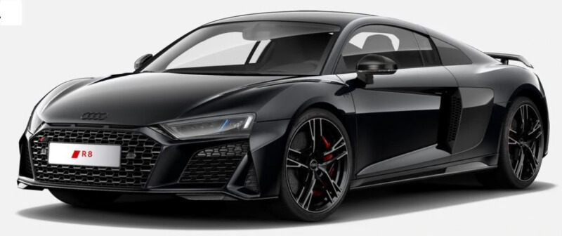 아우디 R8 색상 코드 - Myth Black(색상 코드 : LY9T)
