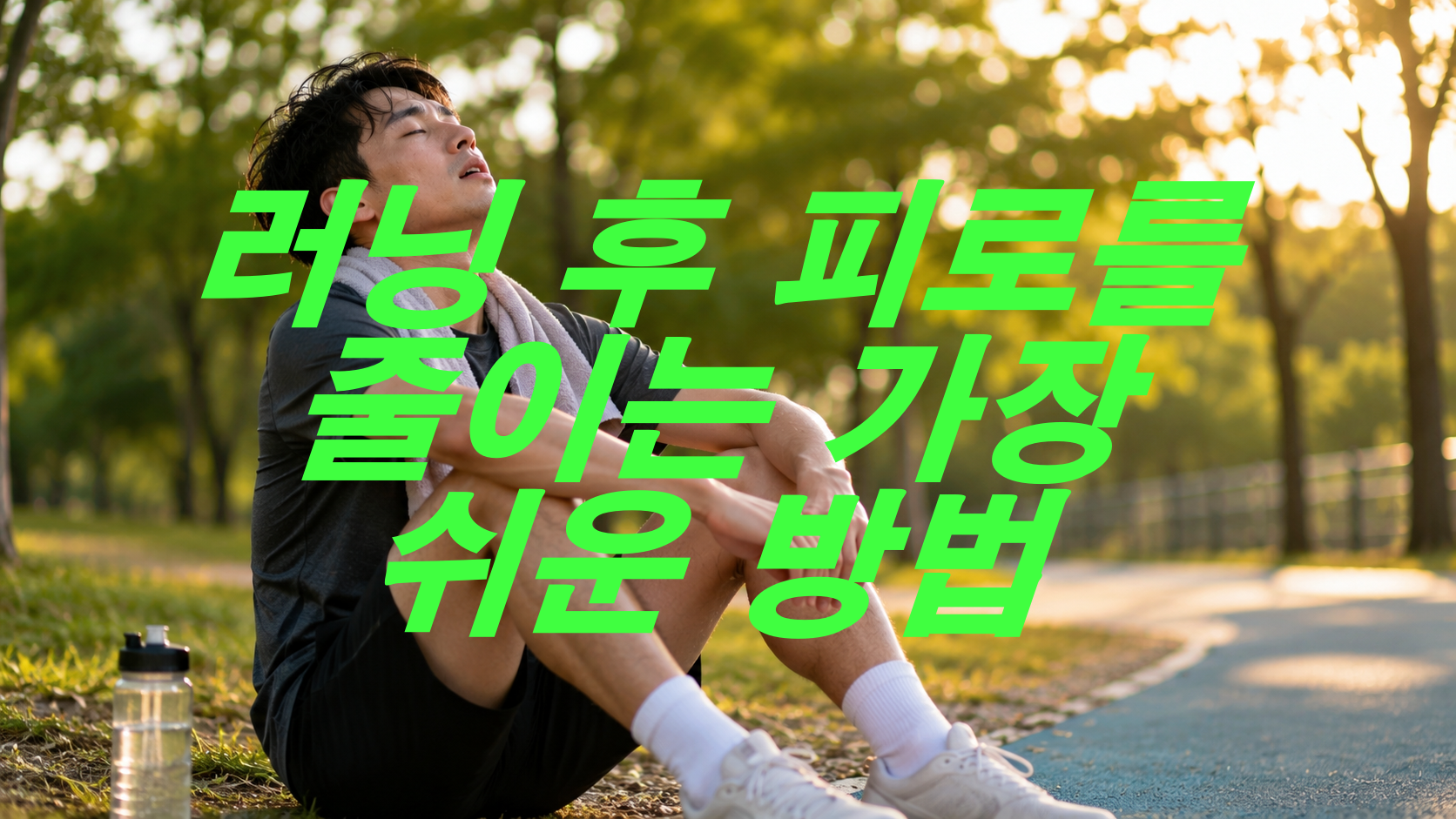 러닝 후 피로를 줄이는 가장 쉬운 방법