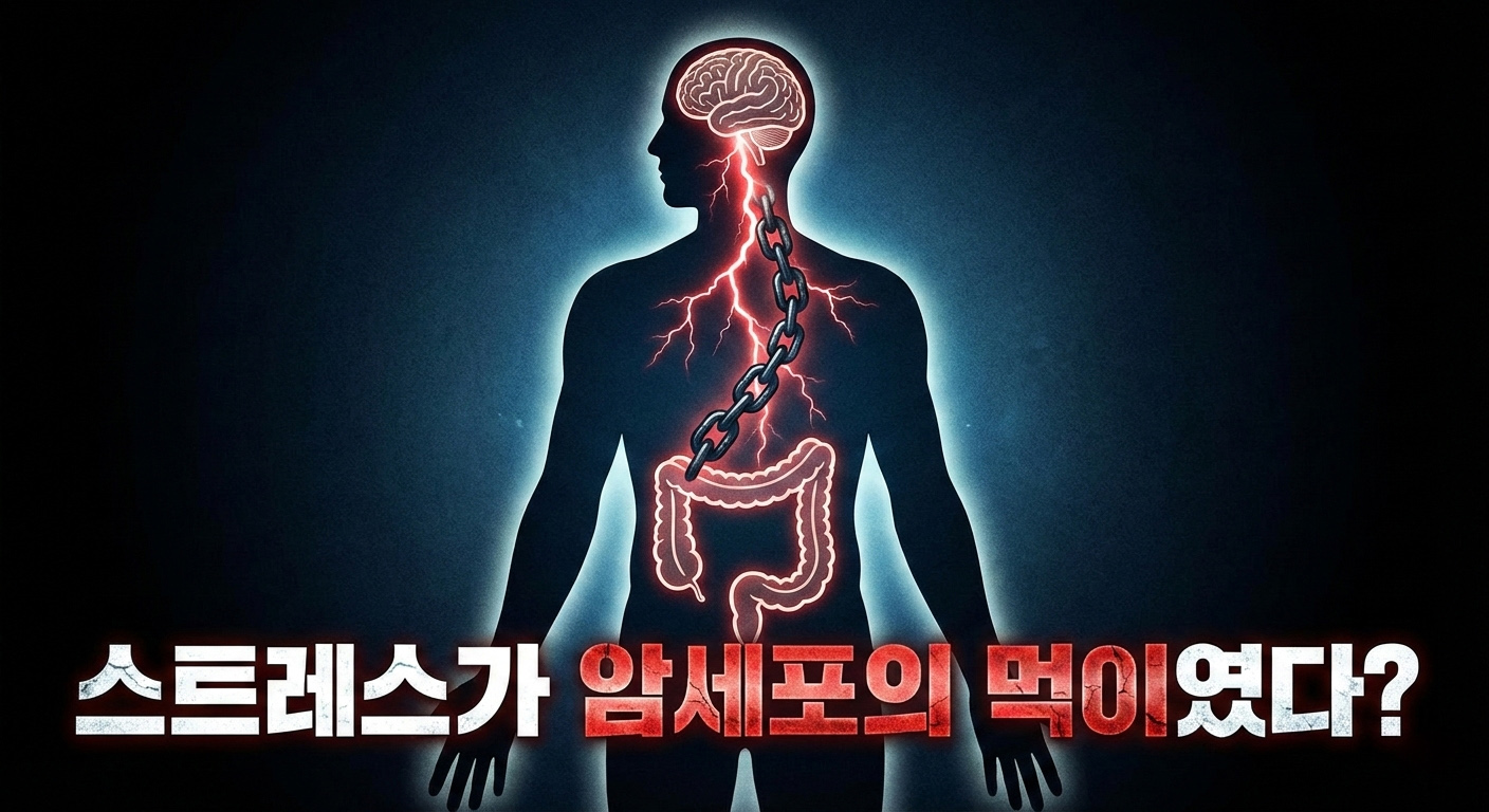"스트레스 받으면 암 걸린다"는 말, 그냥 하는 소리가 아니었습니다
