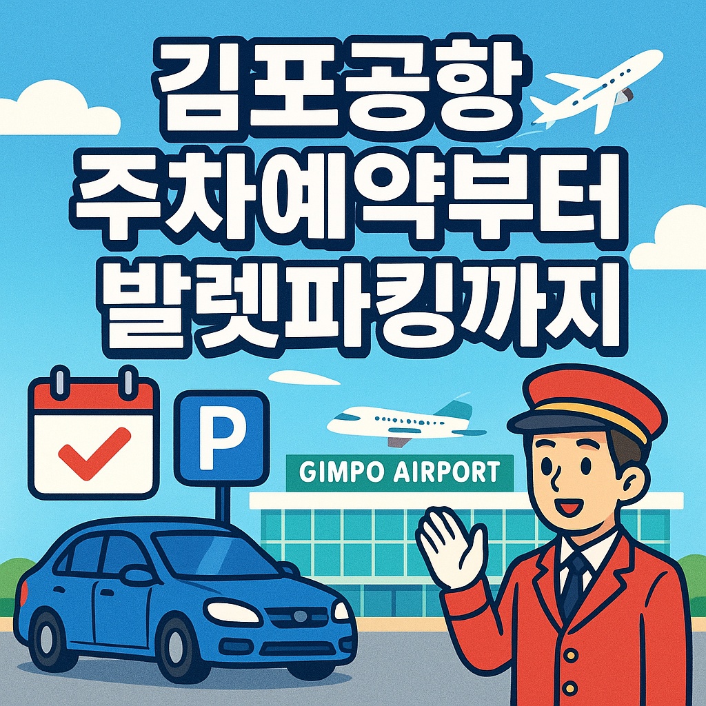 김포공항 주차예약부터 발렛파킹까지 가이드