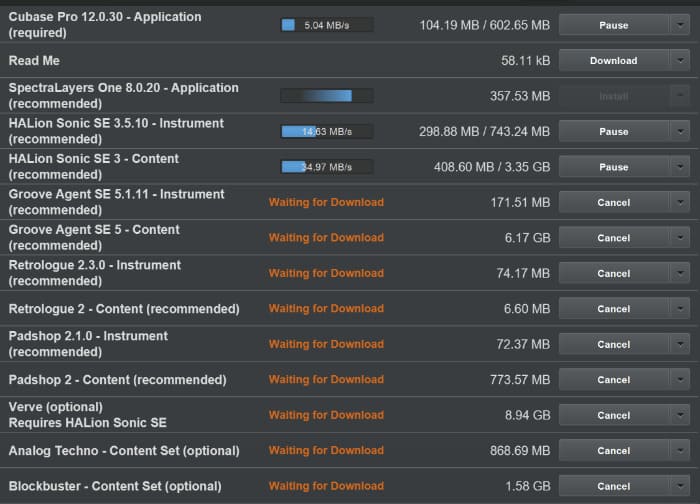 큐베이스 12 다운로드 및 설치(Cubase 12 download install)15