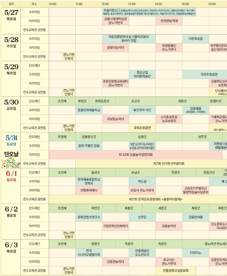 2025 강릉단오제: 천년을 이어온 신명나는 축제