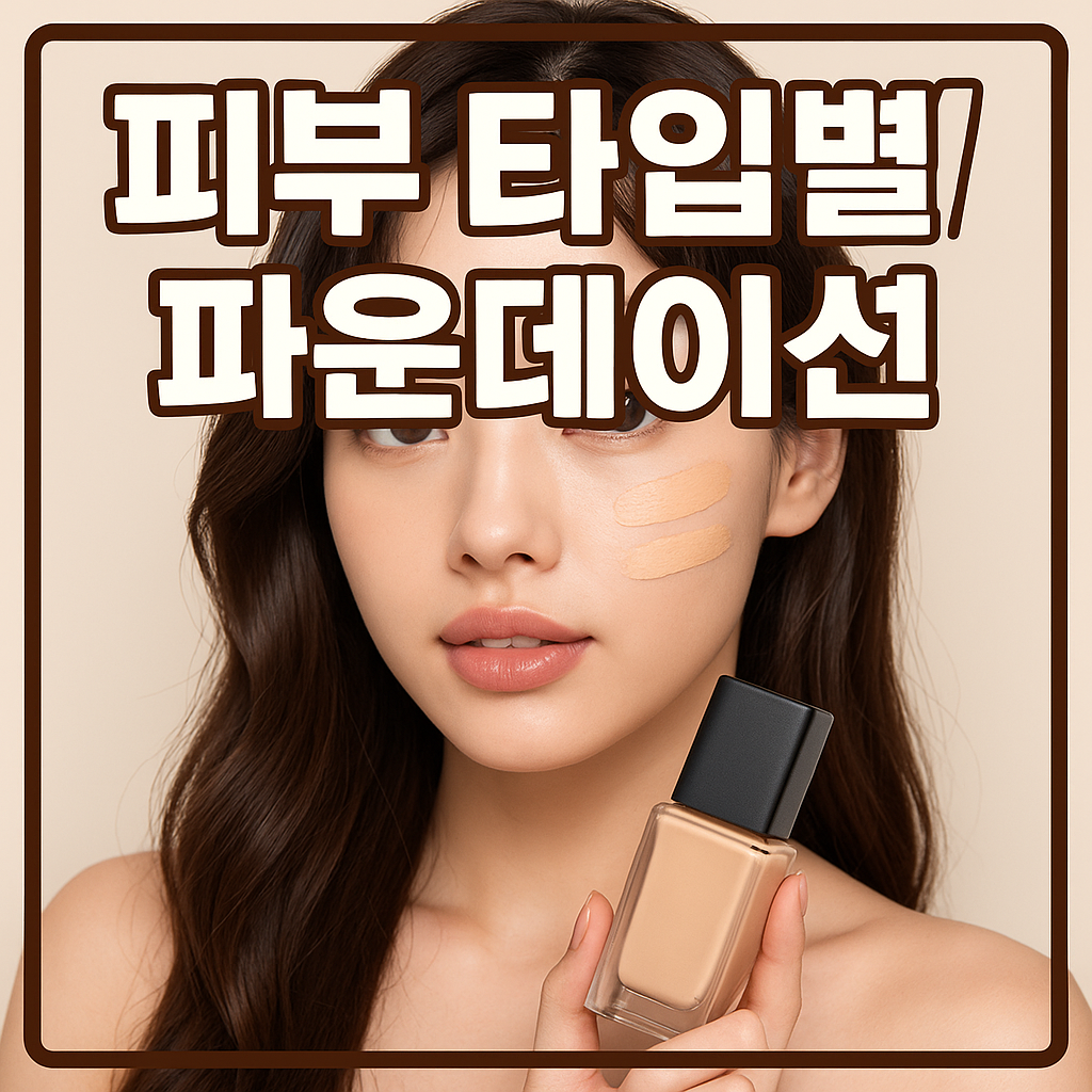 피부 타입별 파운데이션