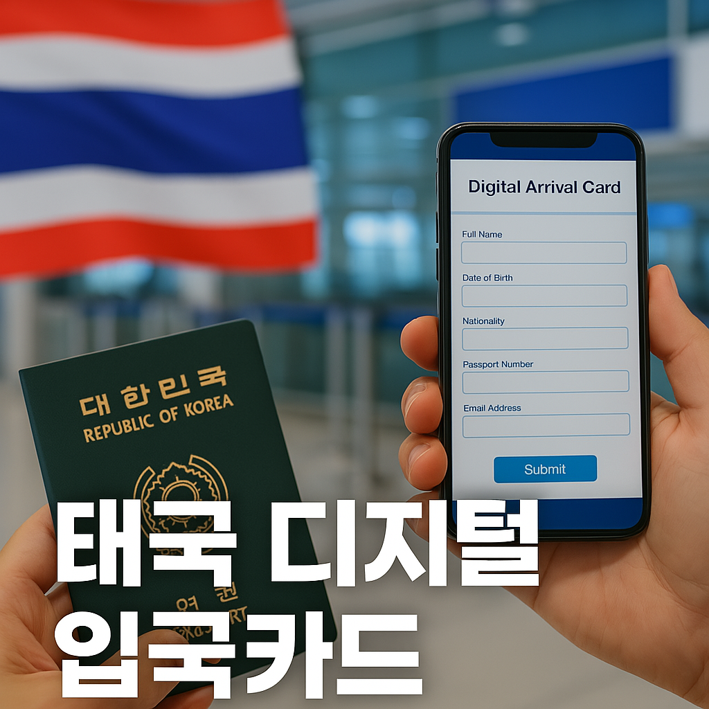 2025년 태국 디지털 입국카드(TDAC) 신청 방법 완전 가이드