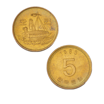 희귀동전 1983년 5원