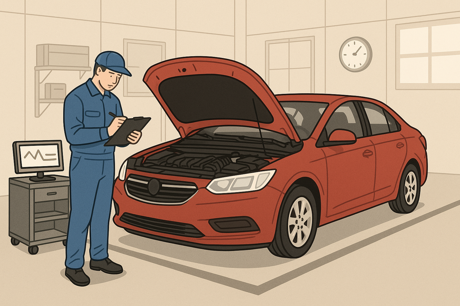 자동차 정기검사 절차와 비용